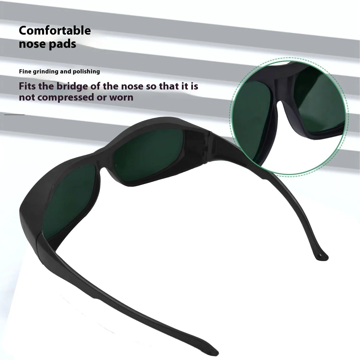Photon skin rejuvenation and welding goggles with PC lenses for 200-2000nm laser protection