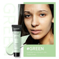 30g colour-correcting makeup primer in purple, pink, and green shades for moisturising base application