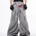 Boys wide-leg trousers in Korean style design, solid black colour option