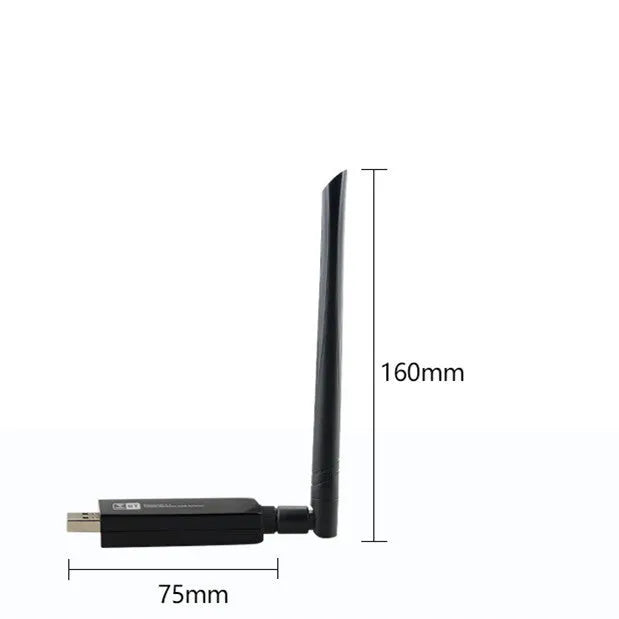 W97L-5DB wireless Bluetooth network card USB 3.0 adapter in black colour