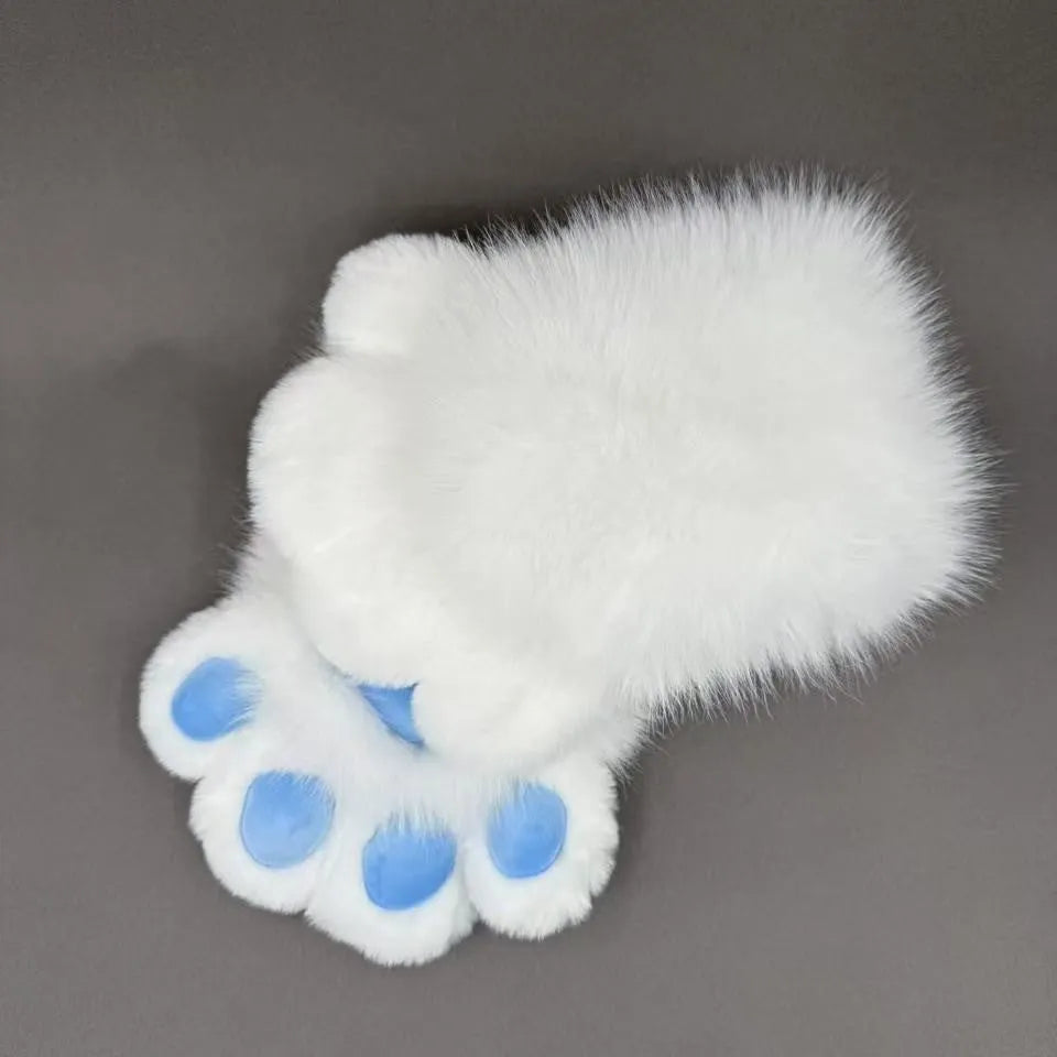 Colourful nylon animal claw cosplay gloves for costume decoration with free size fit