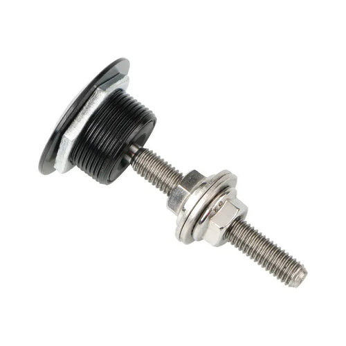 30mm diameter mini engine cover lock in silver, black, gold, blue, and red colour options with aluminium alloy screw