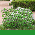 Simulation outdoor plastic wooden fence panel in large size 123cm height, 20cm width, handmade finish