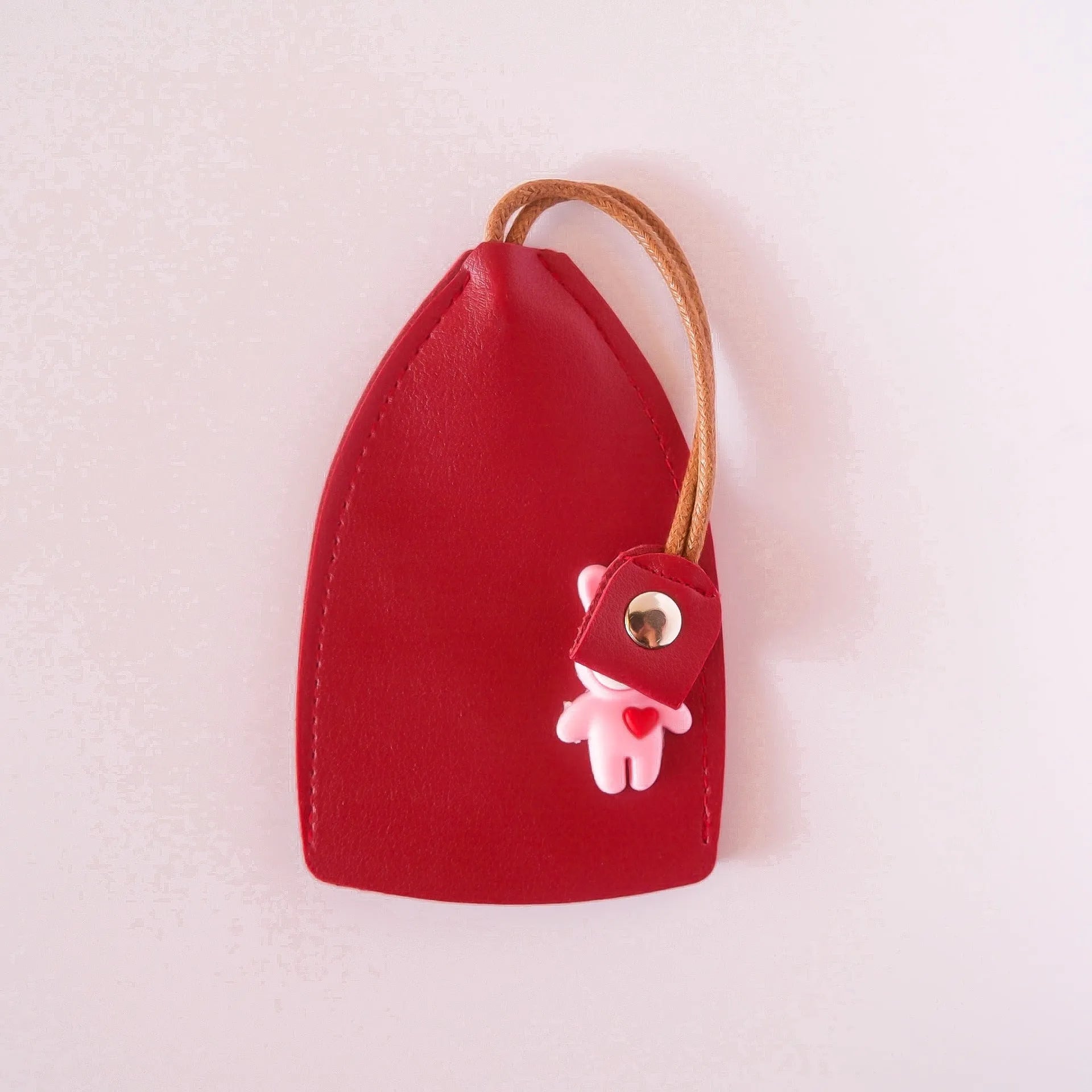 Universal large capacity car key case in five colours showing anti-theft function for key and card storage