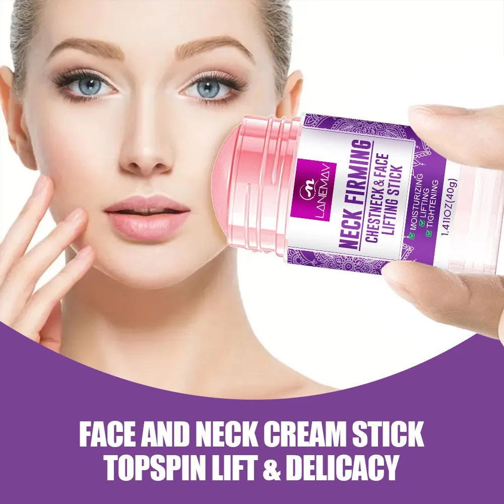 40g jar of anti-wrinkle neck firming cream with brightening properties