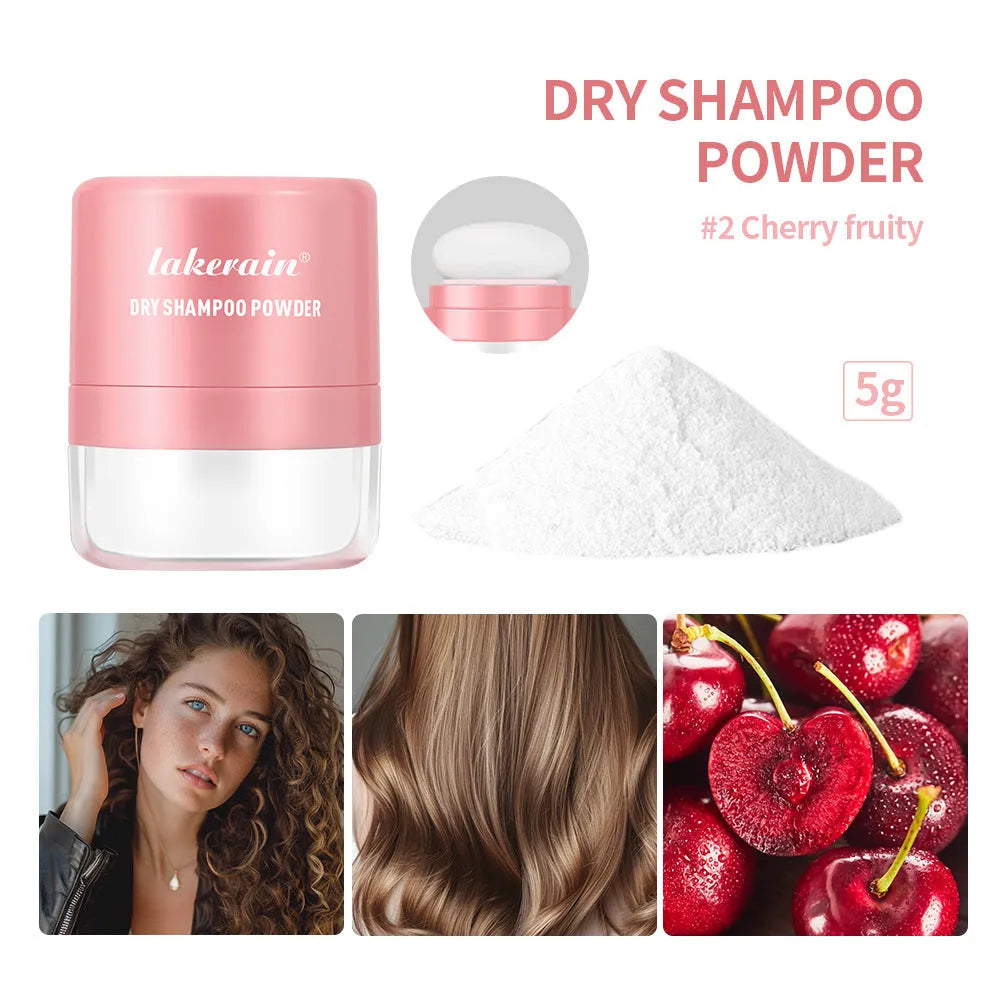 Disposable hair dry cleaning booster powder pack with sponge headband applicator and mirror.
