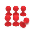Creative solid colour silicone octopus ball mobile phone holder in blue, flexible universal stand for hands-free use
