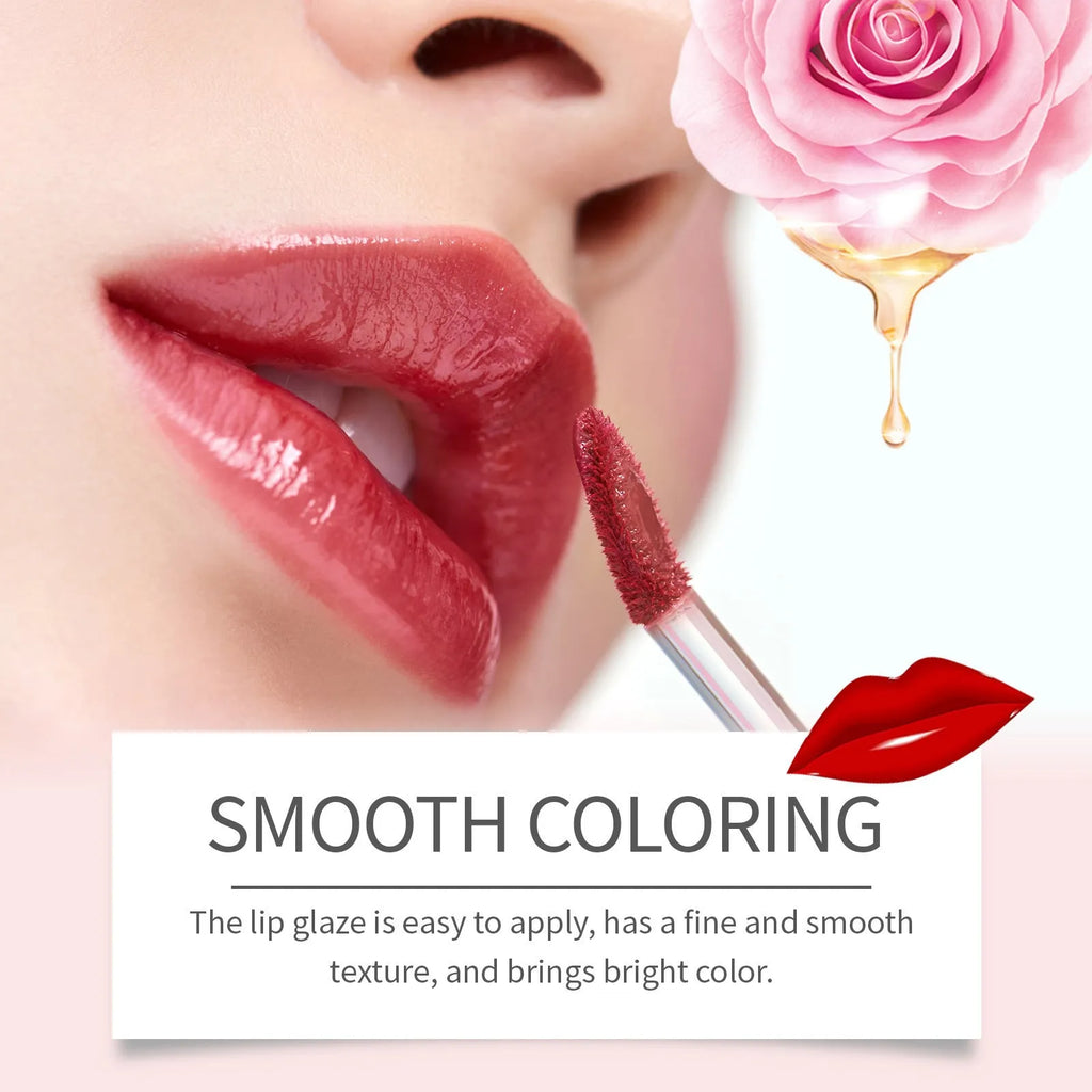 Double-headed lip liner and lip lacquer pen in three matte colour options