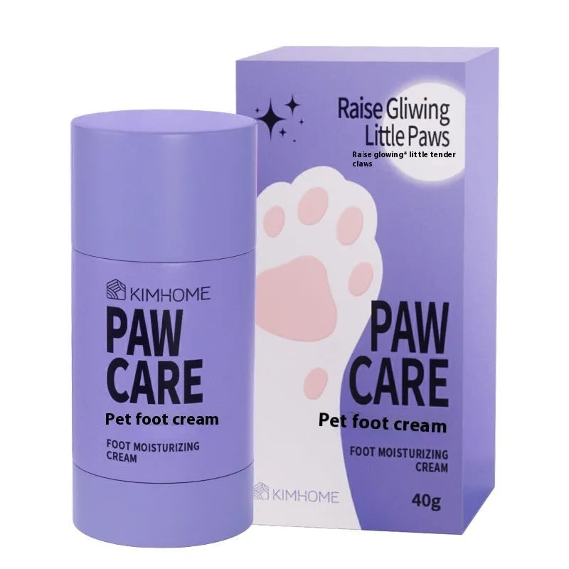 40g tube of pet foot moisturising cream with Brazil palm wax for cat and dog paw care