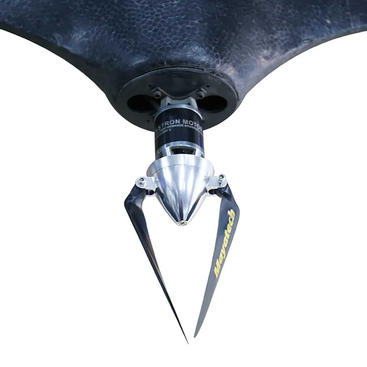 Black quick-disassembly paddle fittings for kayaks, showing size of 12 cm by 6.5 cm.