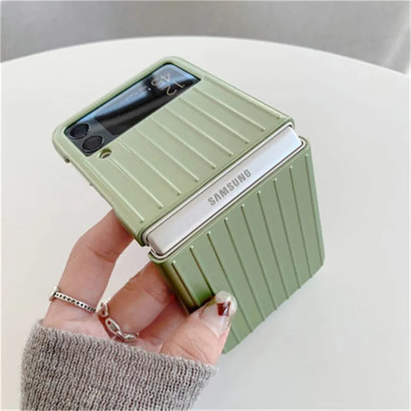 Ultra-thin flip case for Samsung Z Flip3 mobile phone in seven solid colour options