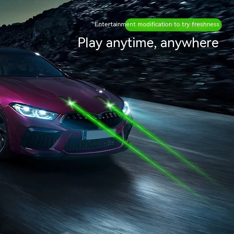 Remote control car strobe light for anti-collision visibility in rain and fog weather
