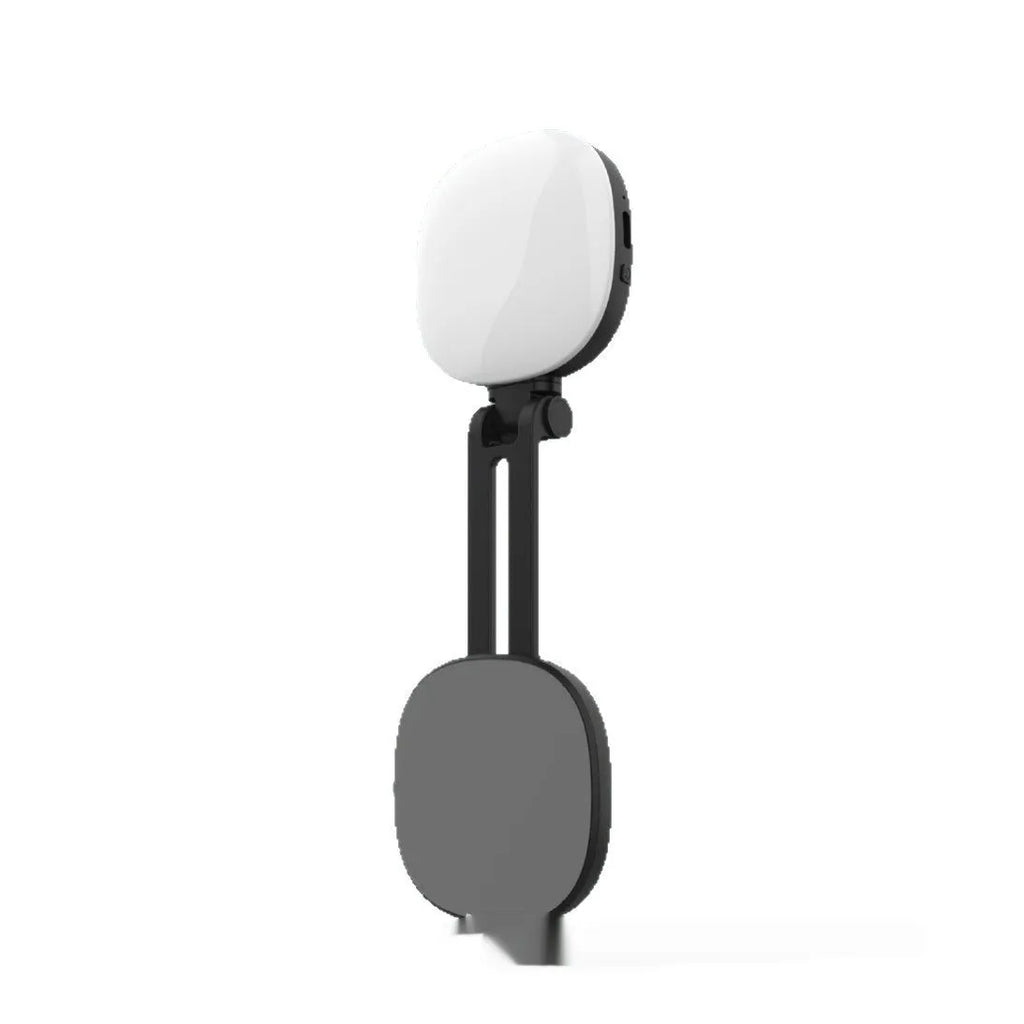 Mini black magnetic mobile phone fill light with ring light and flexible phone holder