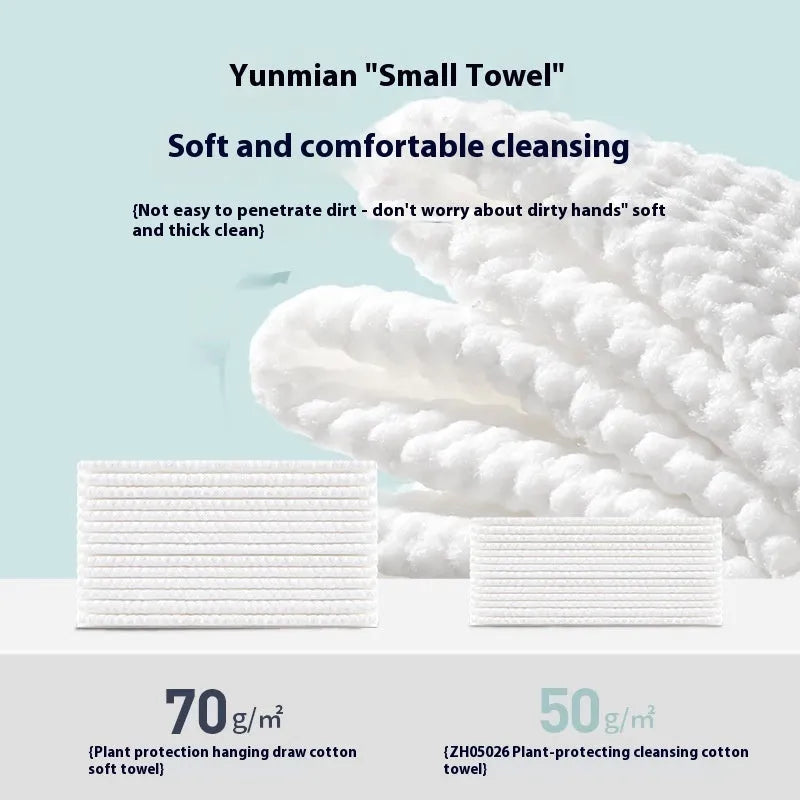 Hanging pack of disposable soft towel roll with 100 thickened viscose and polyester blend cloths