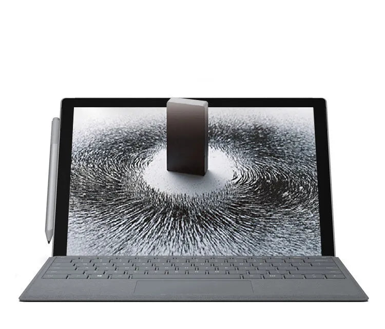 Asahi Glass tempered screen protector for 13-inch Apple MacBook Air and Pro laptops on a table.