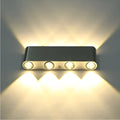 Modern aluminium LED corridor lamp with compact dimensions for home lighting installation