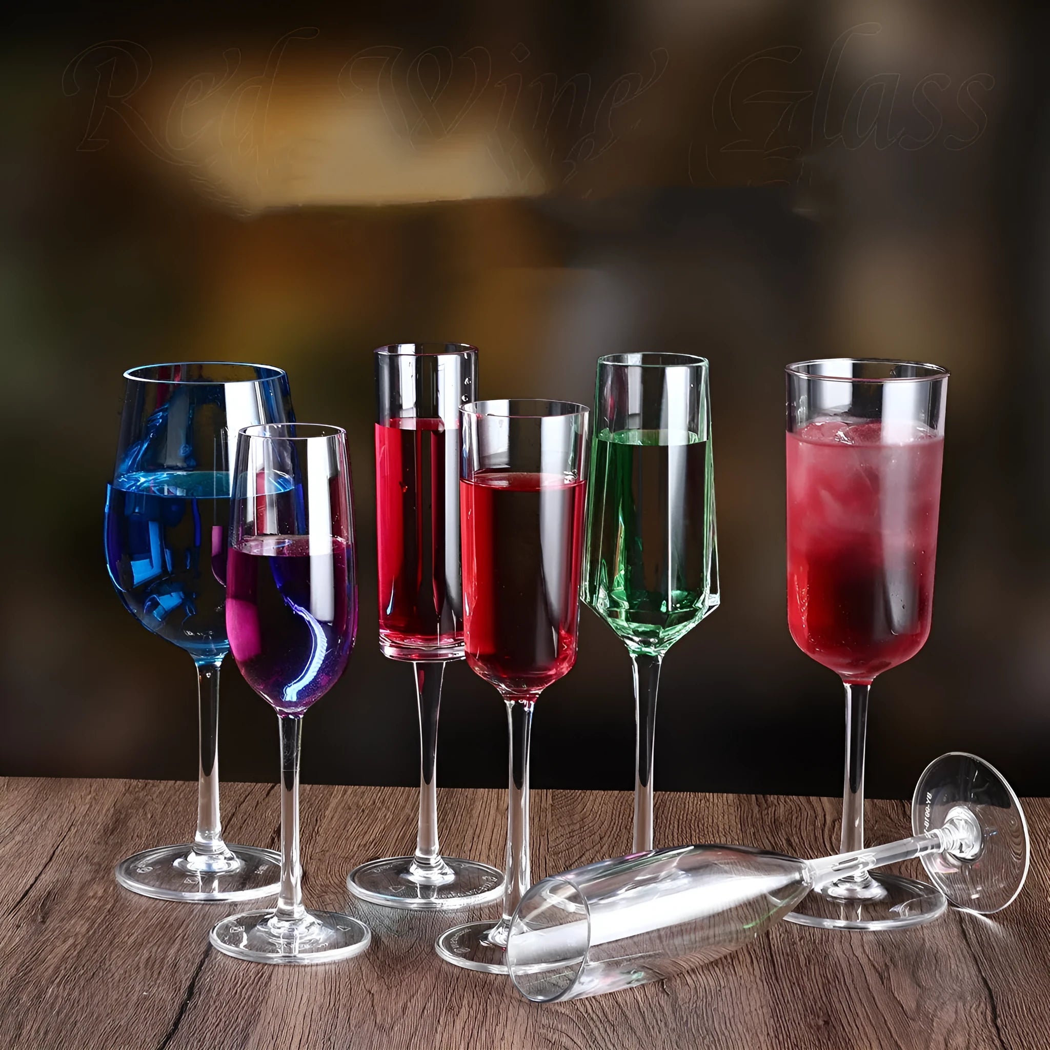 Clear PC acrylic party catering bottle for milk tea and red wine, 300ml or 550ml capacity.