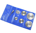 Circular saw blades set with mandrel for woodworking tools