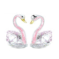 Crystal swan desktop decoration in modern simple style available in multiple colours