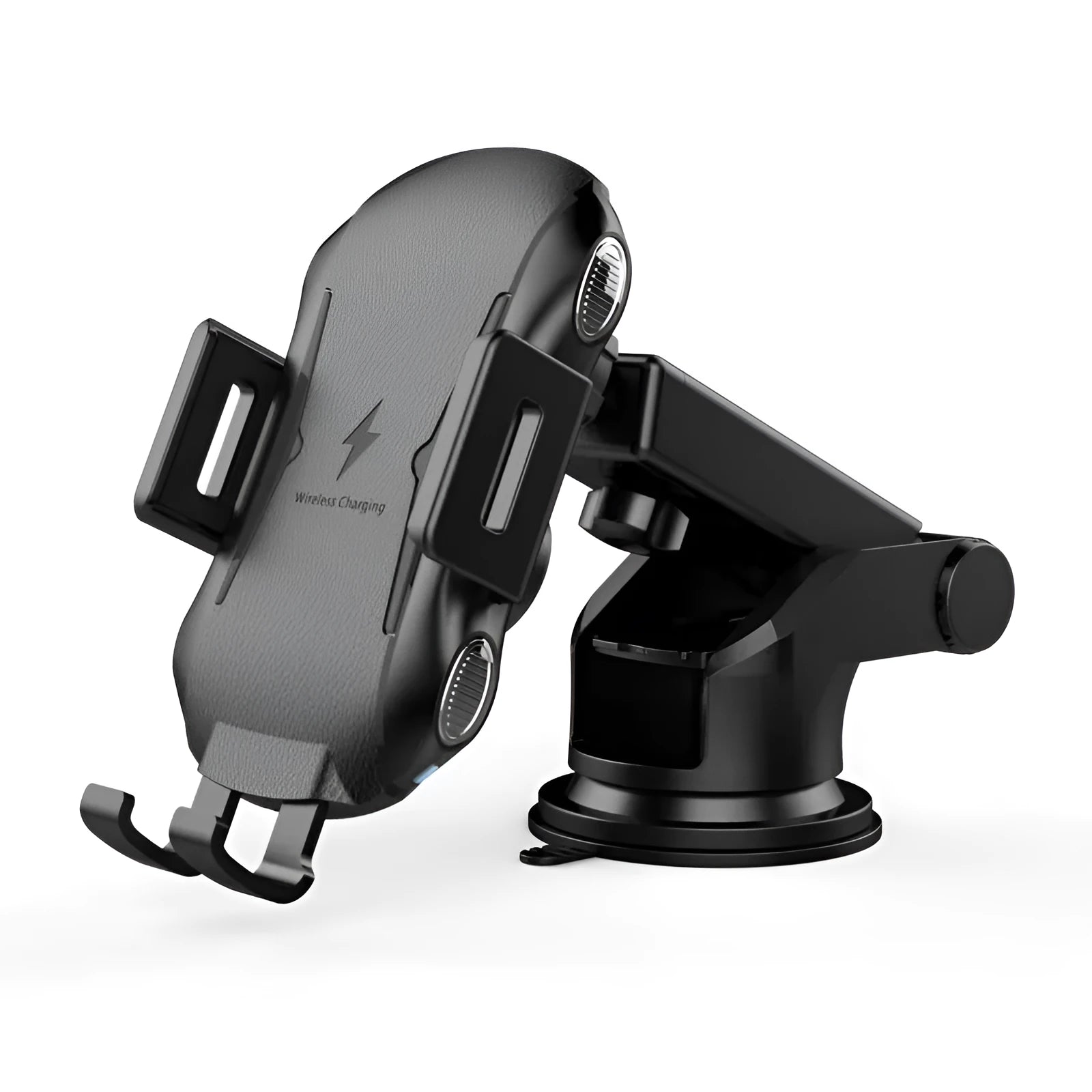 GY-C20 black touch car wireless charger with sucker mount on windscreen
