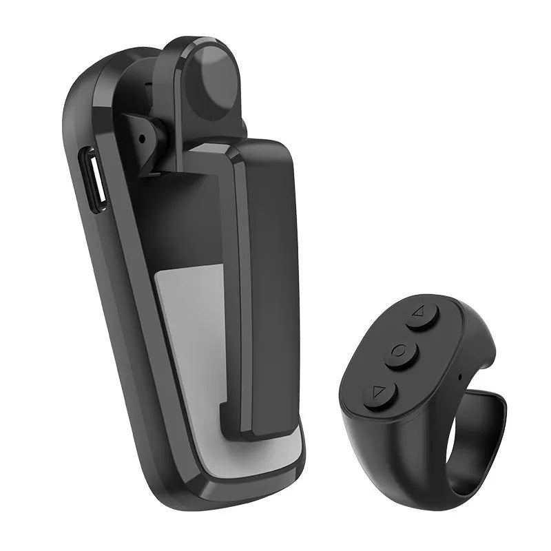 Smart wireless page turner remote control with clicker for e-readers and presentations in black colour
