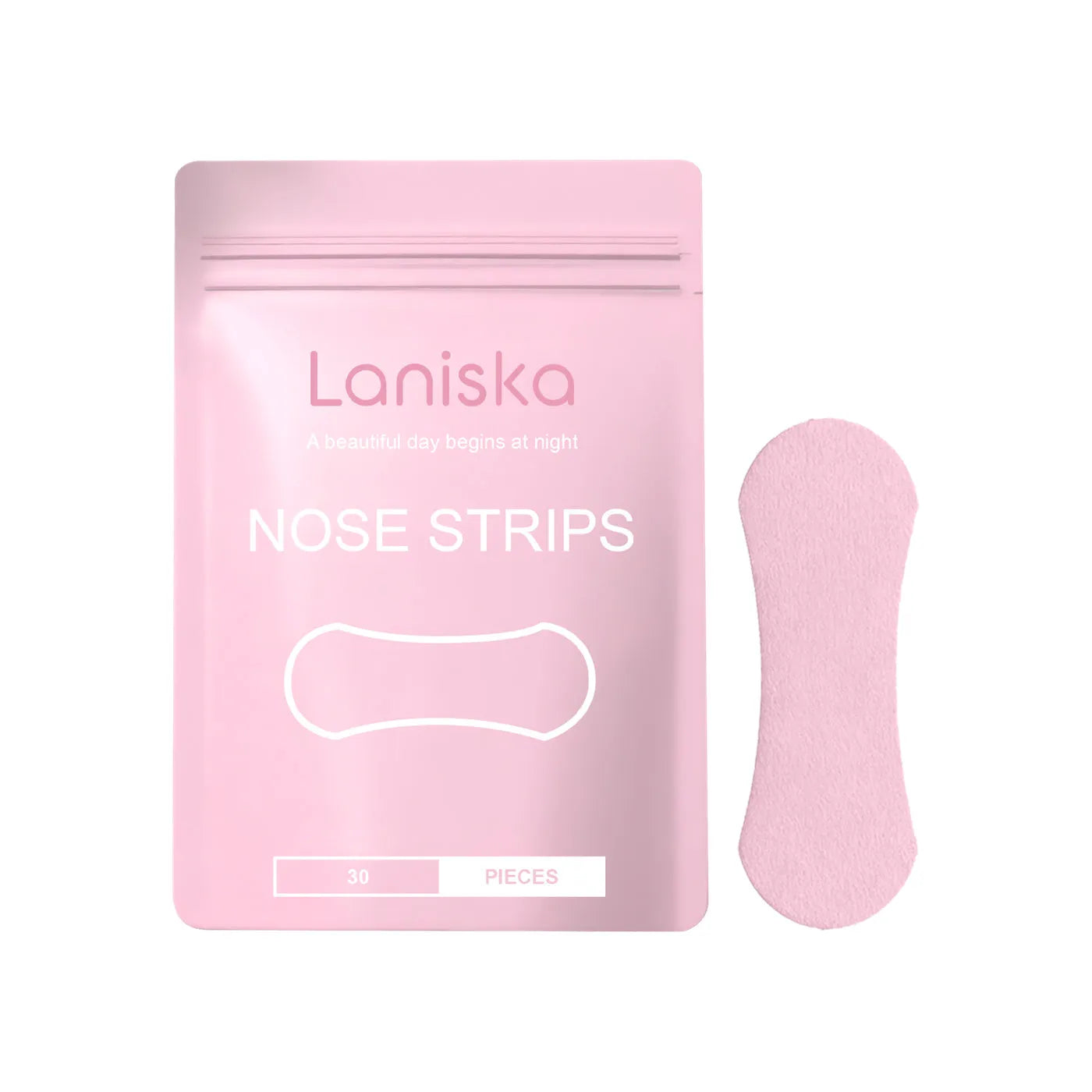 Snoring-preventing sleep nasal patch with vitamin E lavender mint extracts 30 pack blue and pink colours