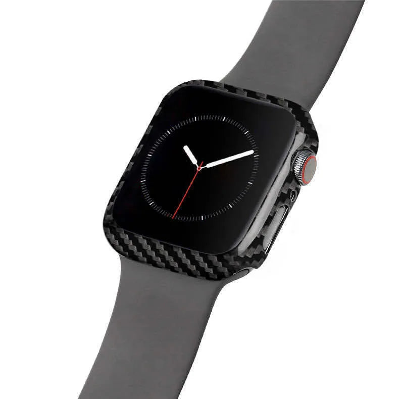 Ultra-thin half wrap leather case for Apple Watch Series 4 44mm in black