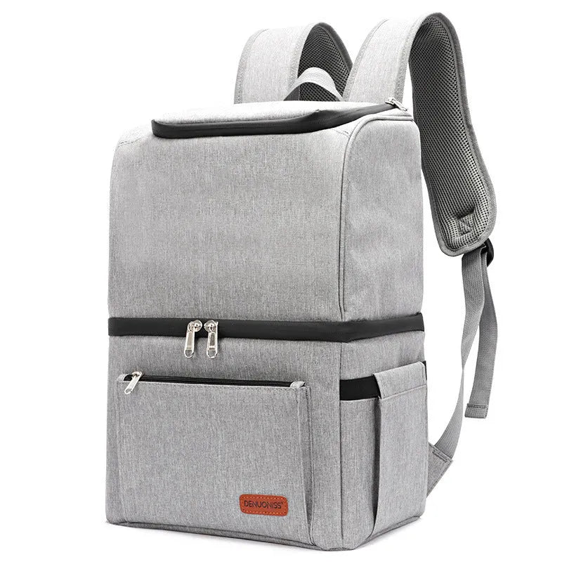 Insulated refrigerated backpack with 22-litre capacity in camouflage colour option