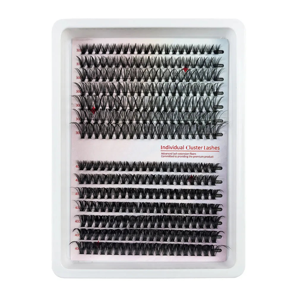 Large capacity false eyelash box with mixed styling options and five specification choices