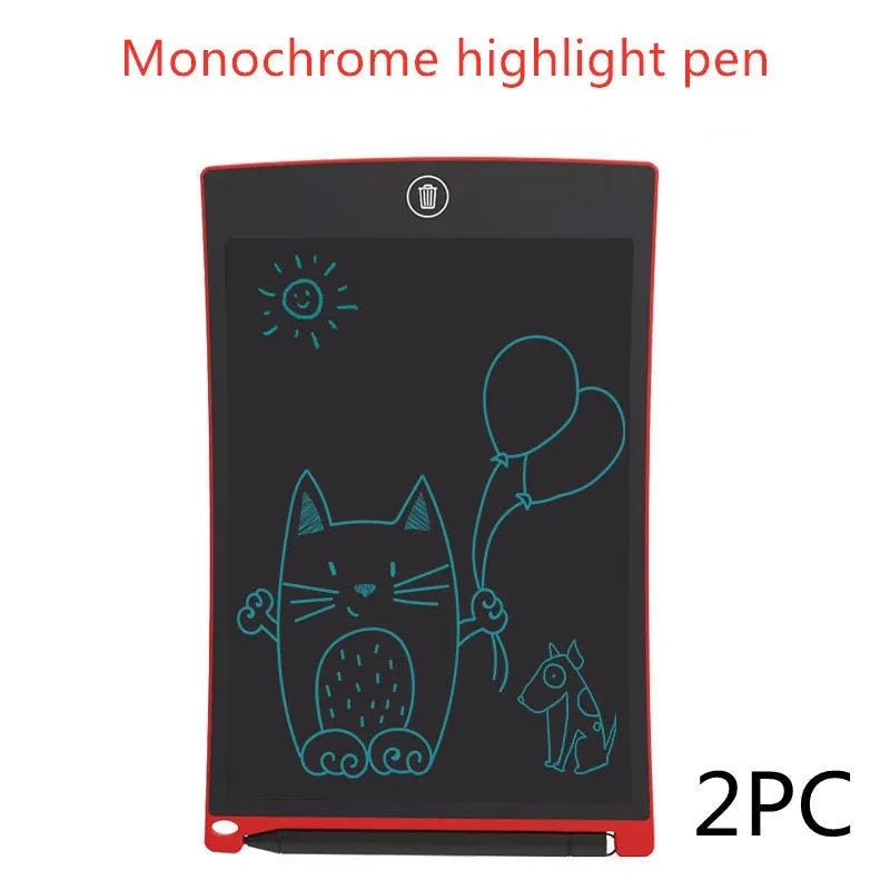 8.5 inch black LCD writing tablet H8S with flexible display and one-key clear button