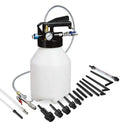 Pneumatic automatic transmission oil changer with tank filler, 220W power.