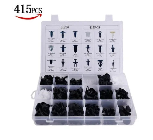 415 piece plastic fixed buckle car door lining trim clip set for Ford cars