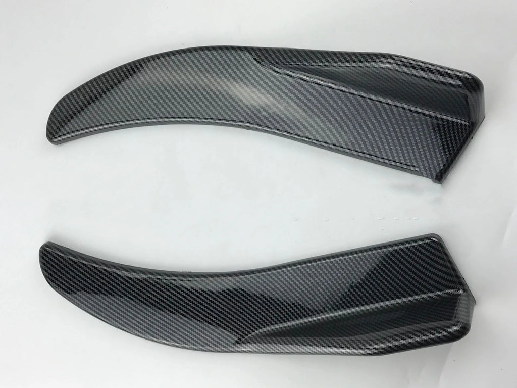 Car deflector lights for General Motors vehicles in carbon fibre finish