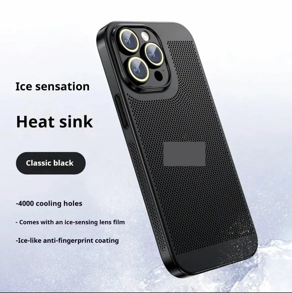 Electroplated all inclusive PC phone case for iPhone in black colour – anti-fall design