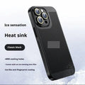 Electroplated all inclusive PC phone case for iPhone in black colour – anti-fall design