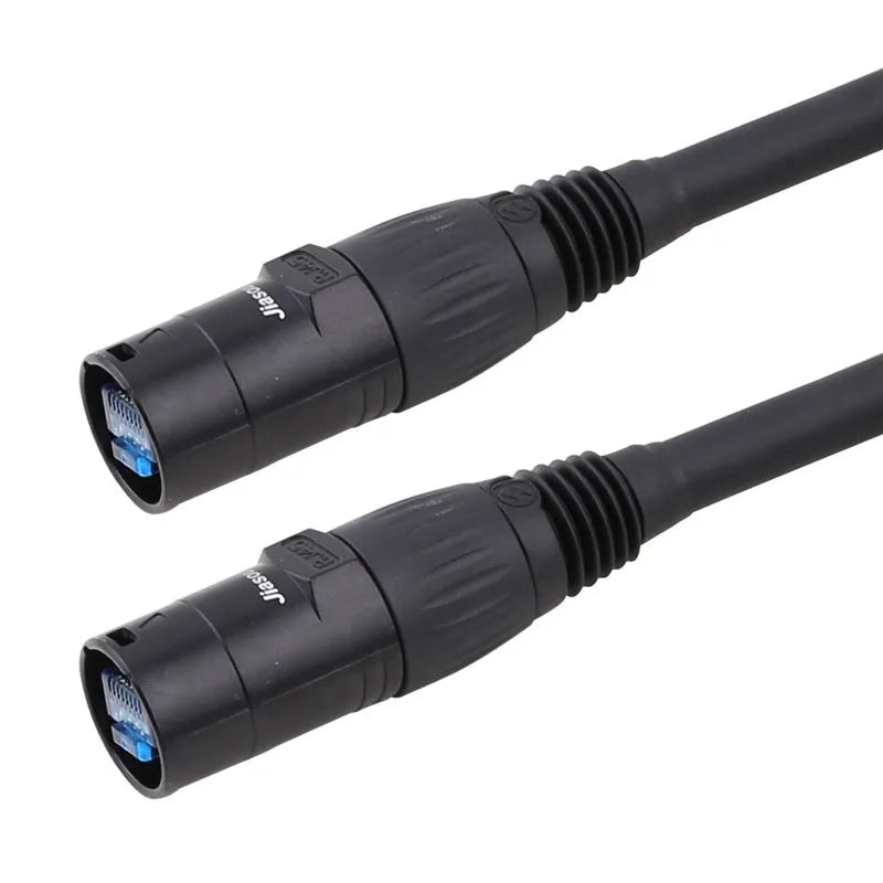 CAT6 RJ45 network extension cable with plug connectors, available in multiple lengths