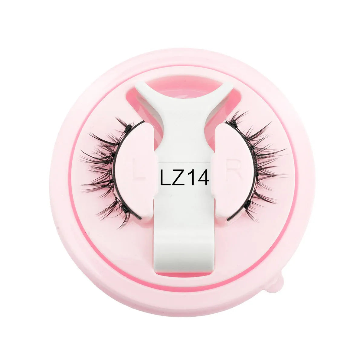 Set of reusable waterproof false eyelashes with glue-free design in five style specifications