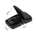 Indoor automatic mouse cage trap in metal and plastic construction with small medium large size options