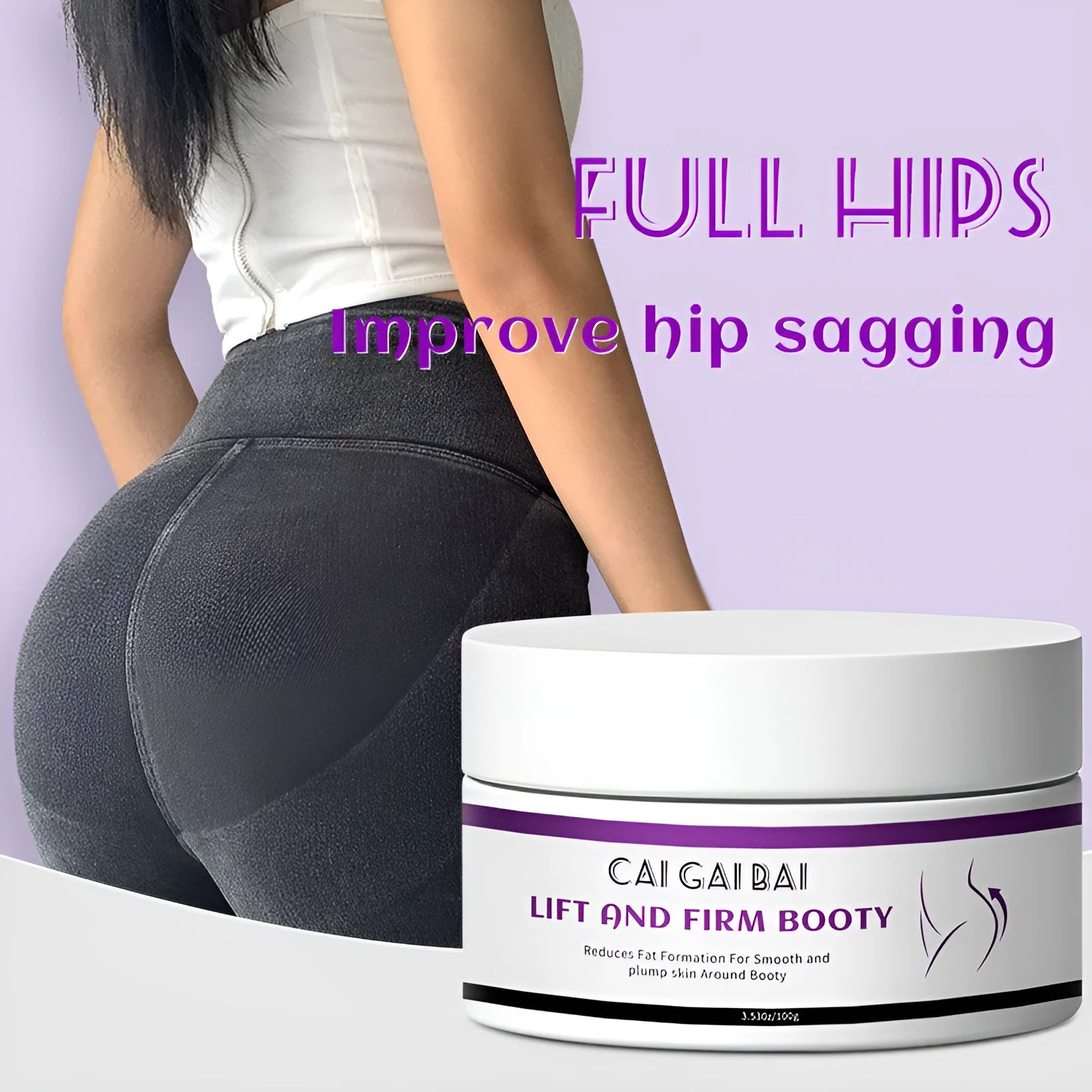 100g buttocks lifting cream tube for women's gluteal contouring and home fitness use