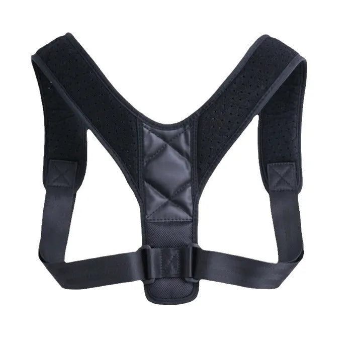 Nylon back posture correction band for anti-hunchback support during sitting