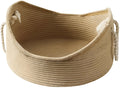 Wicker cat bed basket with corrugated scratching surface in two size options