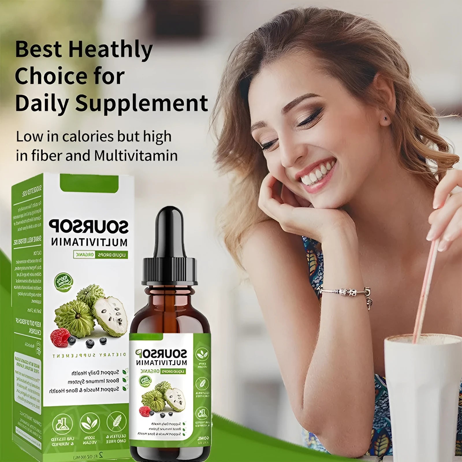 60ml bottle of Annona Prickly Fruit flavoured edible lubricant personal care drops