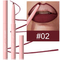 Velvet matte lip liner pencil in 12 colour options for precise lip definition
