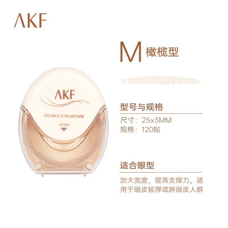 Double eyelid stickers roll with invisible lace medical tape for natural eyelid crease enhancement