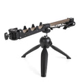 Aluminium alloy ice fishing triangle rod holder with tripod base