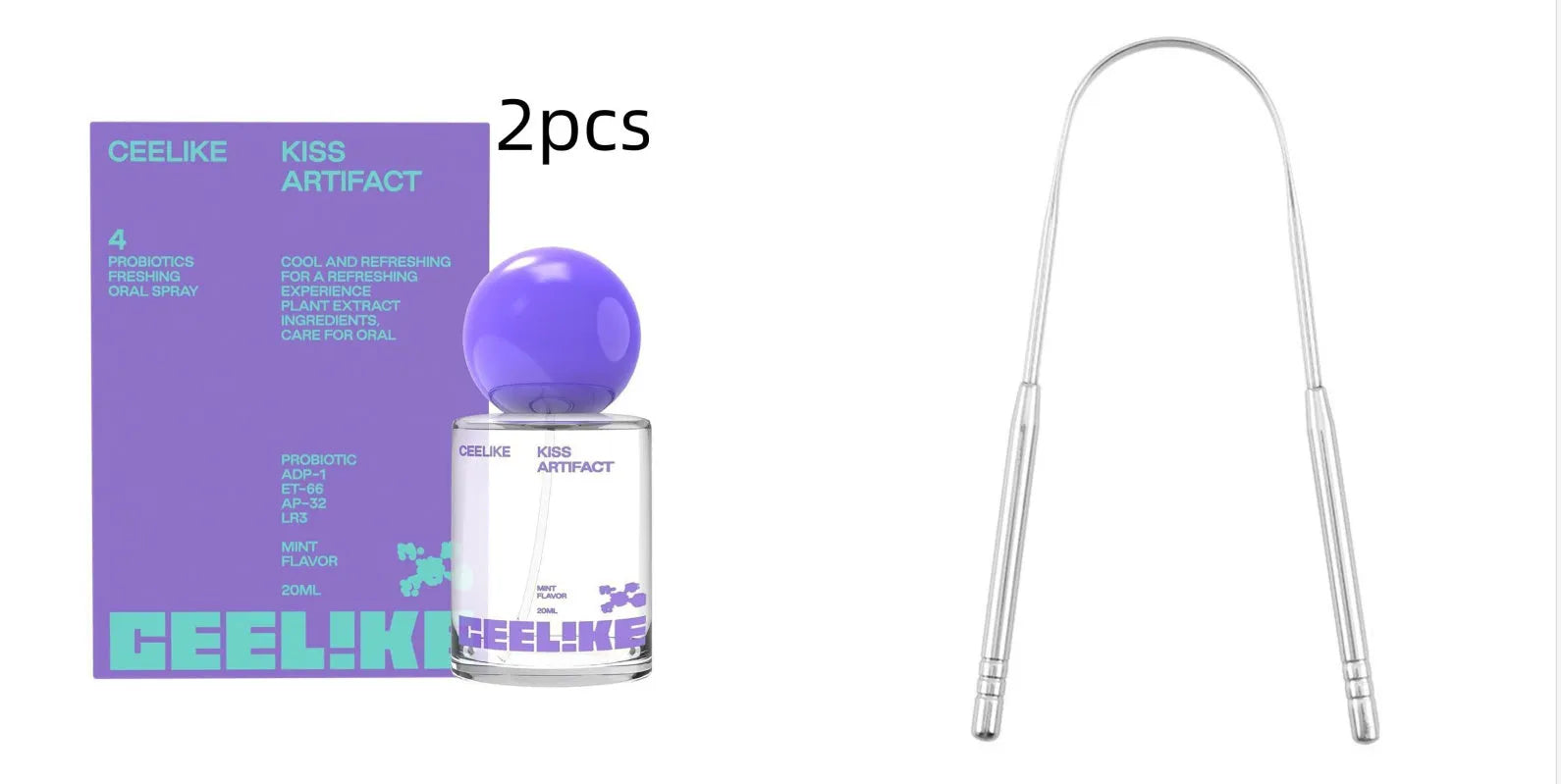 20ml probiotic oral care spray bottle with refillable design for portable breath freshness