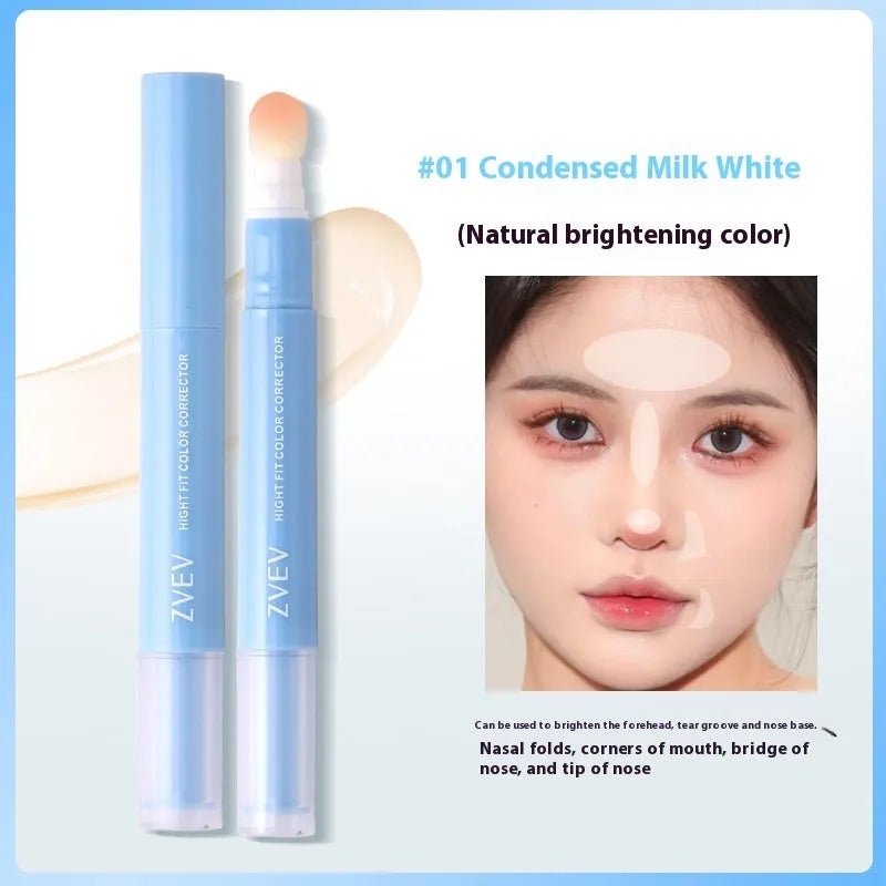 Concealer pen cream with sponge brush head applicator in choice of three colour classifications.