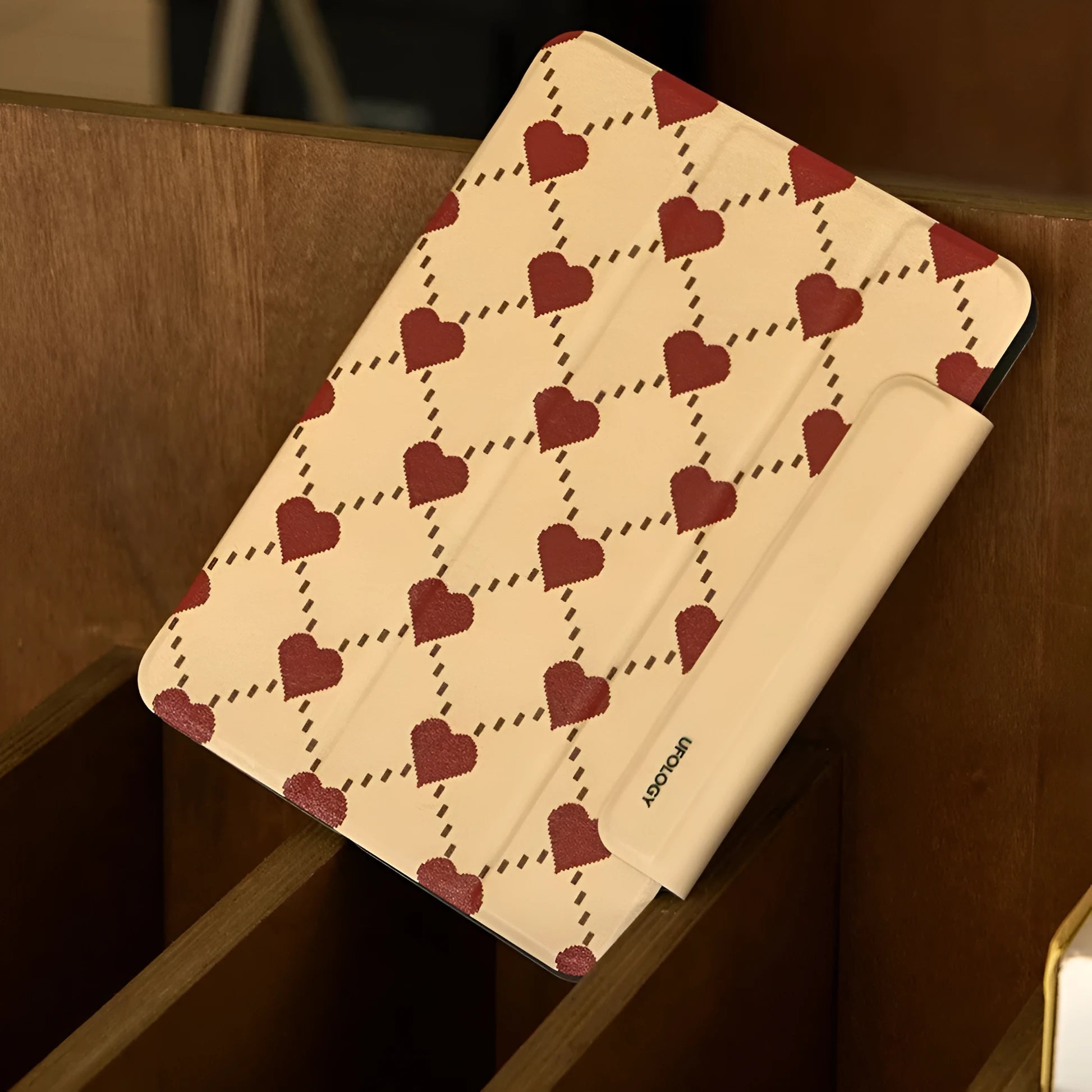 Double-sided magnetic suction flat plate shell for iPad Air 4 and Air 5 tablets in polyurethane