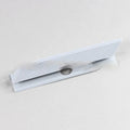 Plastic hard drive bay cover for 3.5 inch slots in black and white colour options