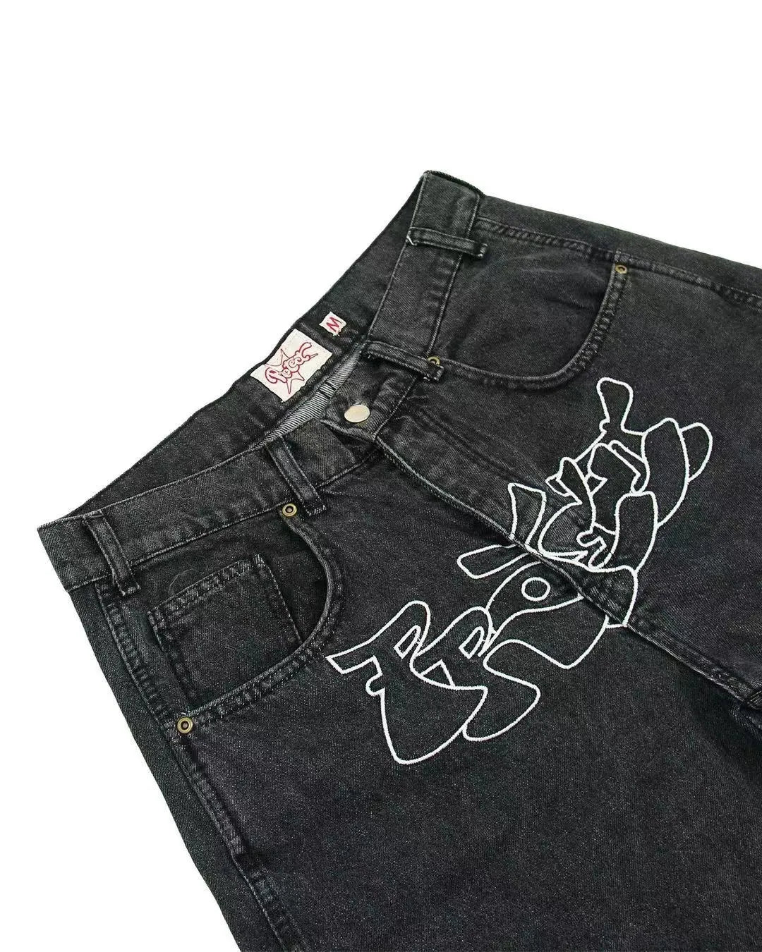 Men's summer hip hop denim shorts, straight leg, micro elastic fabric, colour D36 picture